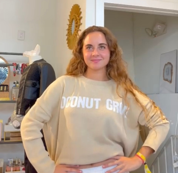 Coconut Grove cotton sweater