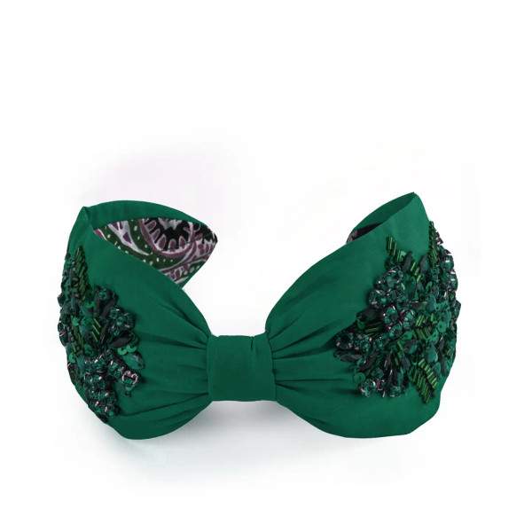 Nam Josh Crystal Queen Emerald Headband