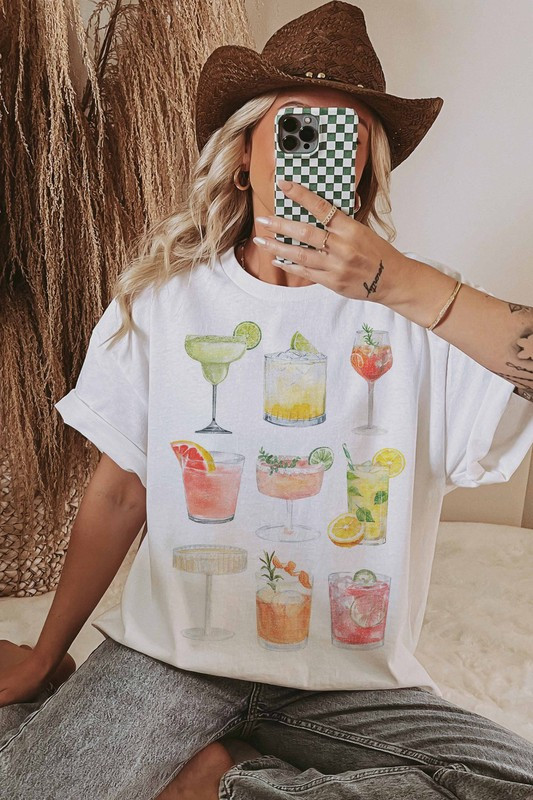 Summer Cocktails cotton t-shirt