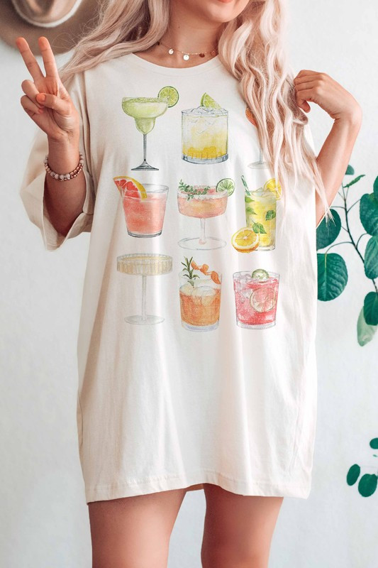 Summer Cocktails cotton t-shirt