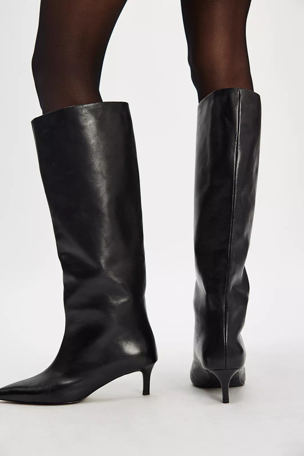 Free People leather tall boots 