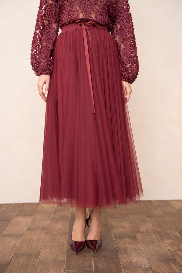 Parisian Tulle burdeaux skirt