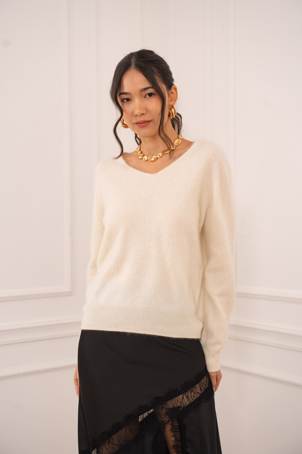 Cashmere wool Parisian sweater 
