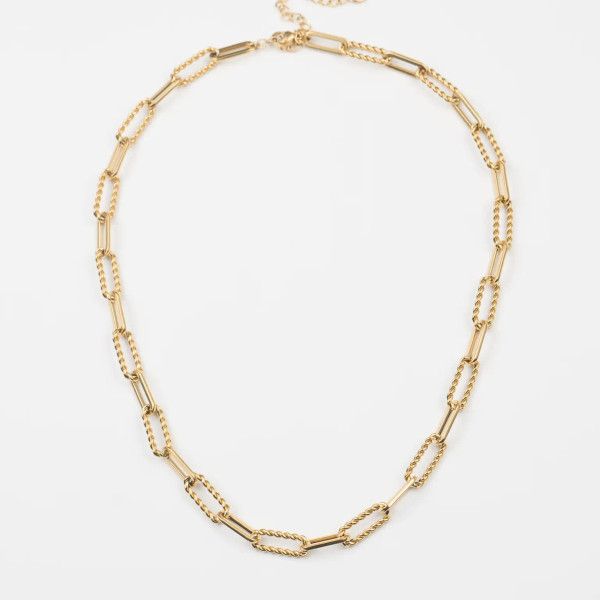 Aspen Gold plated chain link necklace  