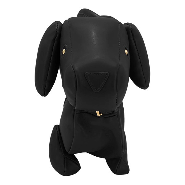 Dachshund  dog  vegan bag black