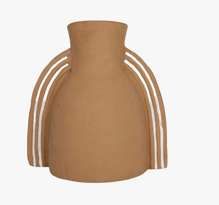 Terracotta  handmade vase 