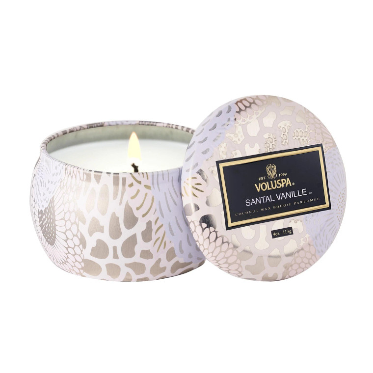 Voluspa Mini Tin Candle - Santal Vanille