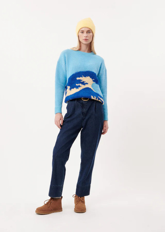 FRNCH waves chunky sweater 