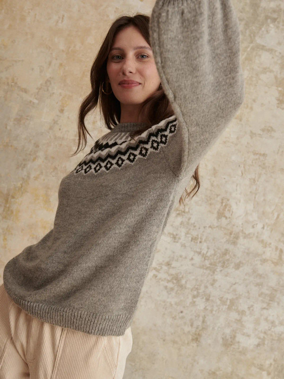 Norwegian wool mohair sweater 
