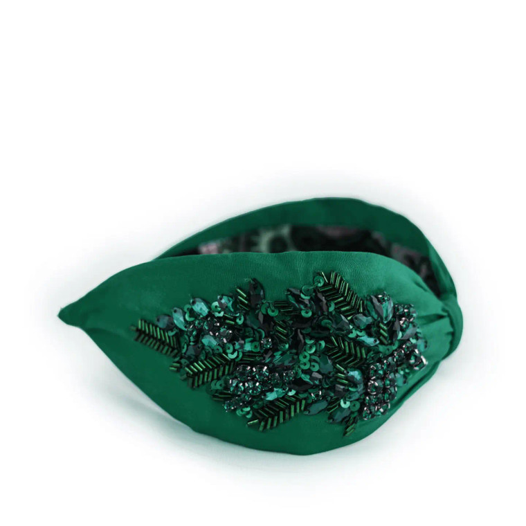 Nam Josh Crystal Queen Emerald Headband