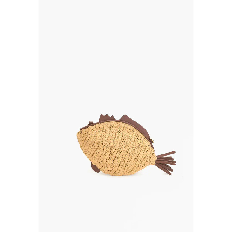 Fish raffia bag Fish raffia bag