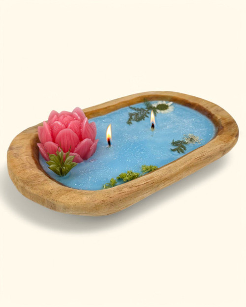 Lotus Decorative Candle