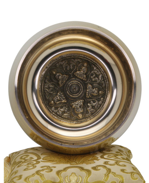 Meditation Singing Bowl with Dhyani Buddhas Design - Bowls