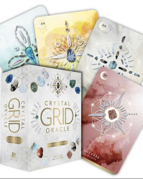 Crystal Grid Oracle – Deluxe 72 - Card Expansion Deck with Guidebook - Books