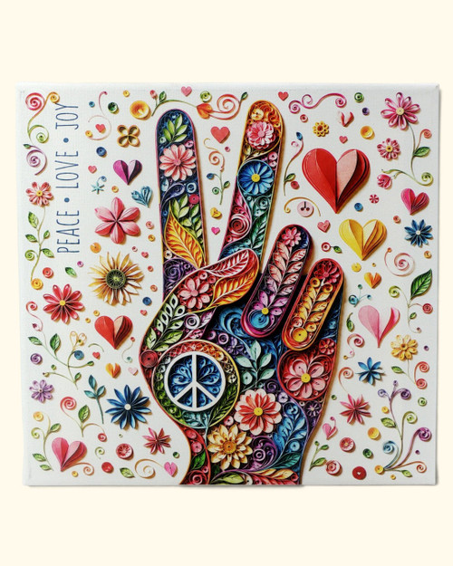 peace sign wall art