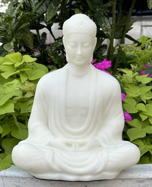 White Buddha Statue
