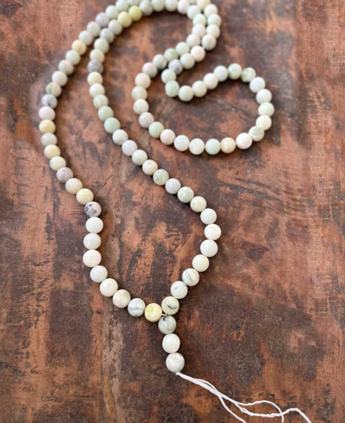 Green Jade Beads Decorative Strand - Wreaths & Garlands
