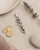 Stacked Geometry Chakra Pendant – Silver with Seven Genuine Gemstones - Charms & Pendants Silver Plated