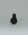 Sterling Silver Carved Black Onyx Quan Yin Pendant - Charms & Pendants