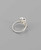Sterling Silver Garnet Lotus Ring - Rings 6