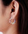 Sterling Silver Chakra Gemstone Small Hoop Earrings - Earrings