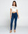 Positive Mind Knotted Crop Top - Apparel Black Small