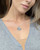 Inspirational Silver Celestial Sun Moon Pendant with Citrine
