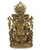 Intricate Brass Ganesh Statue, 14.5 Inches High - Sculptures & Statues