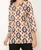 Tropical Geometry Lightweight Cotton Tunic Top - Apparel S
