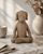Meditating Dog Statue, Terra Cotta Finish - Sculptures & Statues