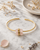 Rose Quartz Point Adjustable Cuff Bracelet - Bracelets