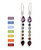 Sterling Silver Chakra Gemstone Earrings - Earrings