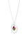 Rosebud Oval Pendant Necklace - Necklaces