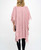 Hand Knit Alpaca Wool Wrap, Rose - Shawls