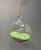 Set of 3 Hanging Glass Donut Vases - Vases