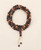 Mixed Wood Beads Meditation Mala, Adjustable - Prayer Beads