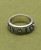 Spinner Mantra Meditation Ring, Sterling Silver - Rings Size 8