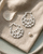 Sterling Silver Lotus Flower Hoop Earrings - Earrings