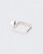 Serenity Engraved Moonstone Square Ring - Rings Size - 6