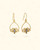 Labradorite Lotus Drop Earrings - Earrings