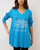 Lotus Tunic Tee, Made in USA - Shirts & Tops S