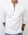Men’s White Thai Cotton Kurta Shirt - Shirts & Tops S