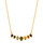 Gold-Plated Chakra Necklace – Teardrop Gemstones Jewelry for Balance & Energy