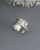 Sterling Silver Lucky Symbols Ring – Adjustable Band with Horseshoe, Ladybug, Four - Leaf Clover, 7, and Wishbone - Rings