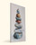 Zen Cairn Pastel Wall Art – Vertical Stacked Stone Print on Wood Panel - Posters, Prints, & Visual Artwork