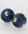 Yin Yang Harmony Balls with Carved Wood Holder – Stress Relief Chime Set with Tea Light Option - Decorative Trays