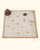 Joy & Luck Zen Garden – Buddha Statue with Citrine, Tiger’s Eye, White Sand & Rake - Home & Garden