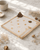 Joy & Luck Zen Garden – Buddha Statue with Citrine, Tiger’s Eye, White Sand & Rake - Home & Garden