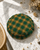 Zafu Cushion in Green and Sienna Brown - Massage Cushions