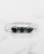 Black Onyx Three - Stone Bracelet — Guided by Inner Strength Engraved Cuff - Jewelry